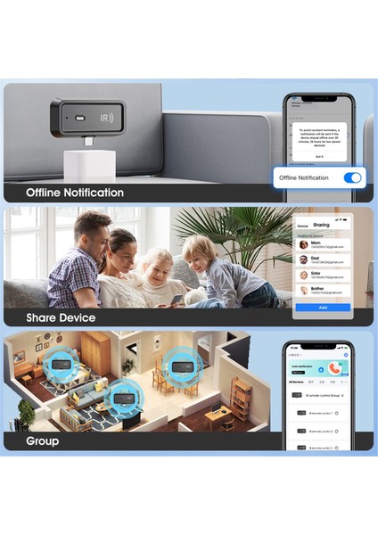 Tuya Wifi Evrensel Ir Uzaktan Kumanda 2.4ghz Çok Fonksiyonlu Klima Fan Işık Akıllı Yaşam (Yurt Dışından) fiyatları