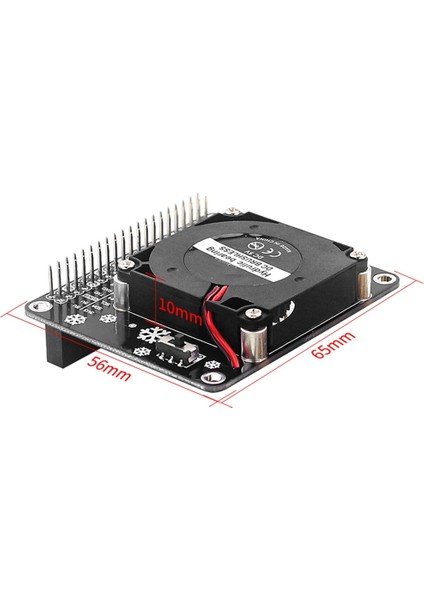 Model B/3b+/3b Için LED Işıklı Turbo Fan Ice Soğutma Genişletme Kartı (Yurt Dışından)