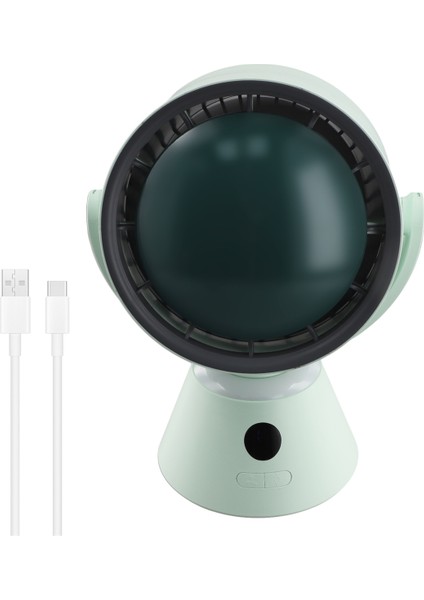 Masaüstü Turbo Fan Yardımcı Yüksek Hızlı Kasırga Şiddeti Taşınabilir Dolaşım USB Mini (Yurt Dışından)