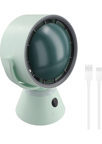 Masaüstü Turbo Fan Yardımcı Yüksek Hızlı Kasırga Şiddeti Taşınabilir Dolaşım USB Mini (Yurt Dışından)