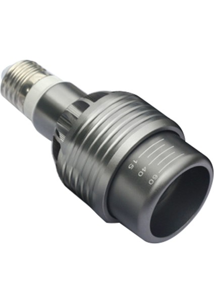 E27 Zoom Spot Ayarı Cobdimmable P20 LED Işık Downlight 15W Yemek/oturma Odası Kafe Spot Gri (Yurt Dışından)