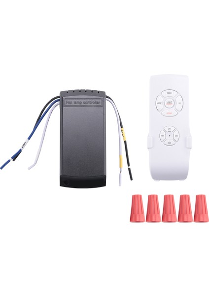 Evrensel Tavan Vantilatörü Lambası Uzaktan Kumanda Kiti Ac 220V Zamanlama Ayar Anahtarı Hızı Vericisi Alıcısını Ayarla (Yurt Dışından)