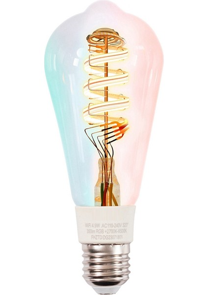 Tuya Akıllı Wifi LED Ampuller Rgb 16 Milyon Renk, Kısılabilir 2700K-6500K Alexa/ev ile Uyumlu (Yurt Dışından)