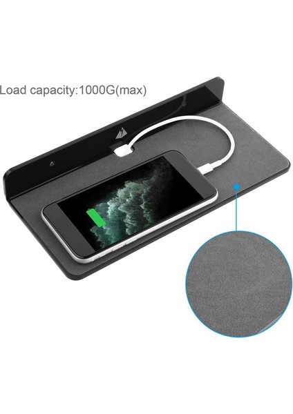 3x Duvar Rafı Hoparlör Standı, Bluetooth Hoparlör, Web Kamerası, Cep Telefonları Için Akrilik Montaj Ekranı, Oyuncak-Siyah (Yurt Dışından)
