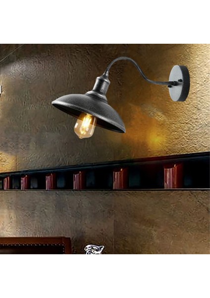 Retro Duvar Lambası Loft Endüstriyel Stil Açık Amerikan Basit Demir Su Geçirmez (Yurt Dışından)