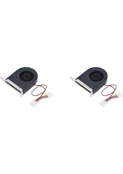 2x Mini Sistem Pcı Yuvası Üfleyici Cpu Kasası Dc Soğutma Fanı Bilgisayar Için Yeni Fanlar (Yurt Dışından)