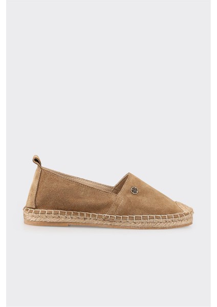 Naturel Deri Kadın Espadril