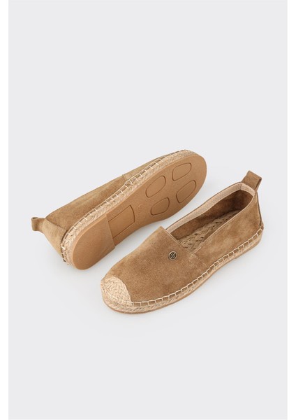 Naturel Deri Kadın Espadril modelleri