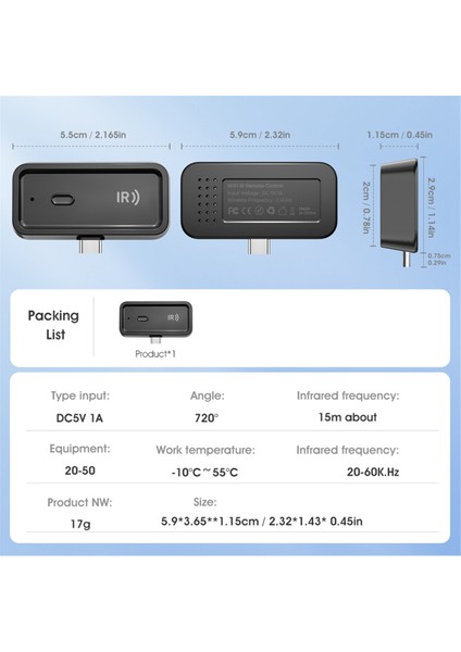 Yeni Tuya Wifi Evrensel Kızılötesi Uzaktan Kumanda Akıllı App Kontrolleri Ev Elektrikli Klima Vantilatör Işık (Yurt Dışından)