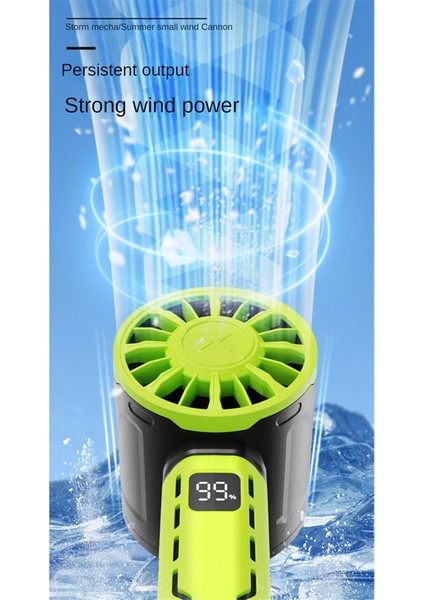 El Tipi Turbo Fan 100 Hız Ayarlanabilir Açık Hava Taşınabilir Yüksek Hızlı Soğutma Sessiz Çalışma ve Çalışma Için D (Yurt Dışından)