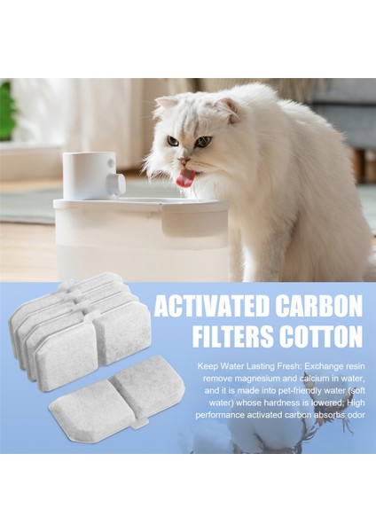 Filtre 5 Paket Değiştirilebilir Filtre, 2 Litrelik Gelişmiş Su Sebili Için Uygun (Yurt Dışından)