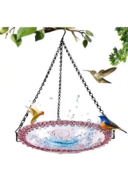 Adet Açık Hava Asılı Kuş Yemliği Bahçe Dekorasyonu Banyo Tepsisi Su Içme Kabı Evcil Hayvan Malzemeleri, D (Yurt Dışından)