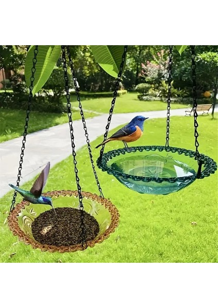 Adet Açık Hava Asılı Kuş Yemliği Bahçe Dekorasyonu Banyo Tepsisi Su Içme Kabı Evcil Hayvan Malzemeleri, D (Yurt Dışından) fiyatları