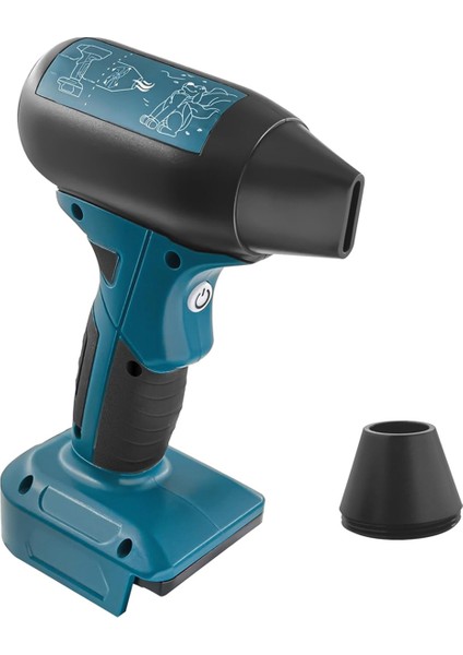 Mini Jet Üfleyici Taşınabilir Şiddetli Turbo Fan 18V Kablosuz Yüksek Hızlı El Tipi Klavye Temizliği (Yurt Dışından)