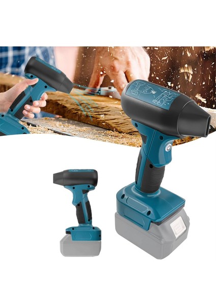 Mini Jet Üfleyici Taşınabilir Şiddetli Turbo Fan 18V Kablosuz Yüksek Hızlı El Tipi Klavye Temizliği (Yurt Dışından)