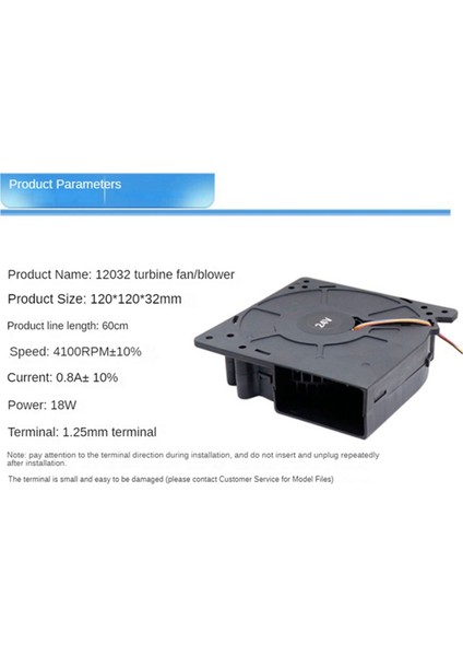 P1P Fan 120MMX32MM 4 Pin Soğutma 24V Dc Fırçasız Aux Için (Yurt Dışından)
