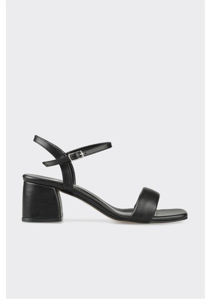 Siyah Kadın Günlük Sandalet