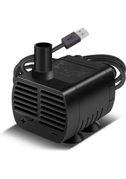 Sessiz USB Su Pompası Fırçasız Evcil Hayvan Su Sebili Kayalık Çeşme Balık Tankı Dalgıç Pompalar Akvaryum, B (Yurt Dışından)