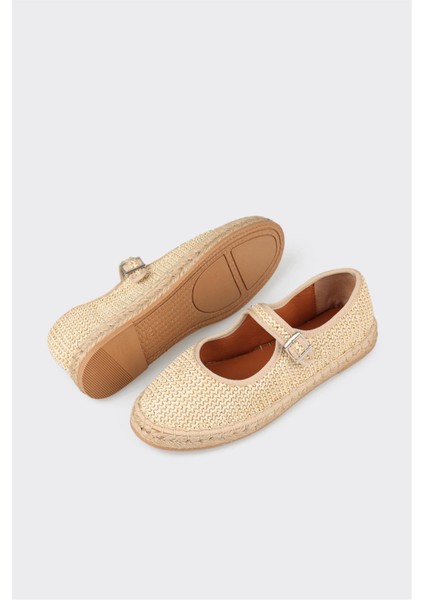Naturel Deri Kadın Espadril modelleri