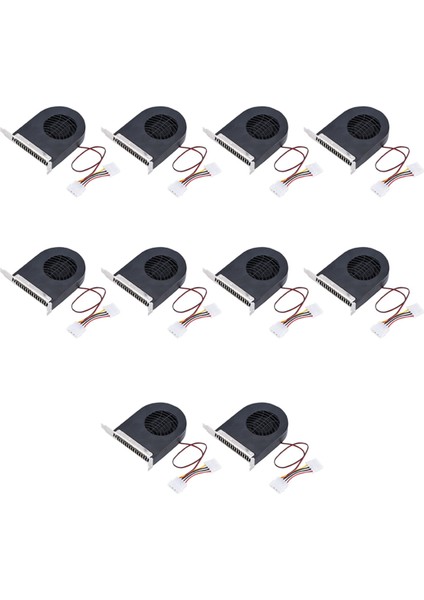 10X Mini Sistem Pcı Yuvası Üfleyici Cpu Kasası Dc Soğutma Fanı Bilgisayar Için Yeni Fanlar (Yurt Dışından)