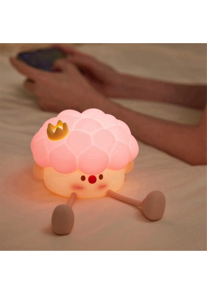 Küçük Prens Okşama Lambası Çocuk Odası Yatakhane Yatak Başucu Uyku Sevimli Hediye Gece Lambası Beyaz (Yurt Dışından) fiyatları