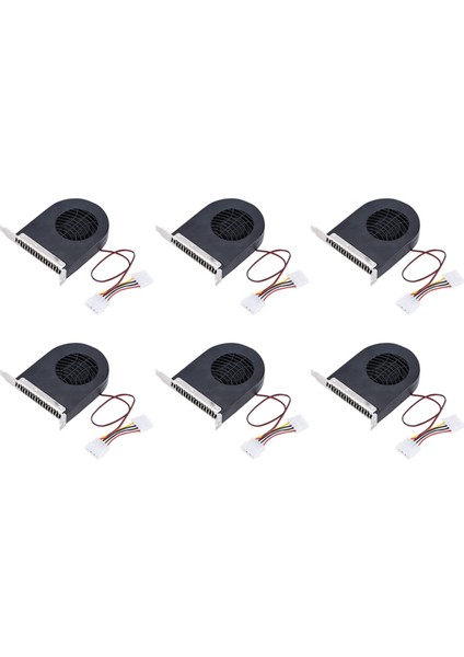 6x Mini Sistem Pcı Yuvası Üfleyici Cpu Kasası Dc Soğutma Fanı Bilgisayar Için Yeni Fanlar (Yurt Dışından)