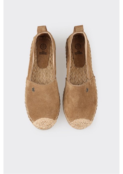 Naturel Deri Kadın Espadril fırsatları