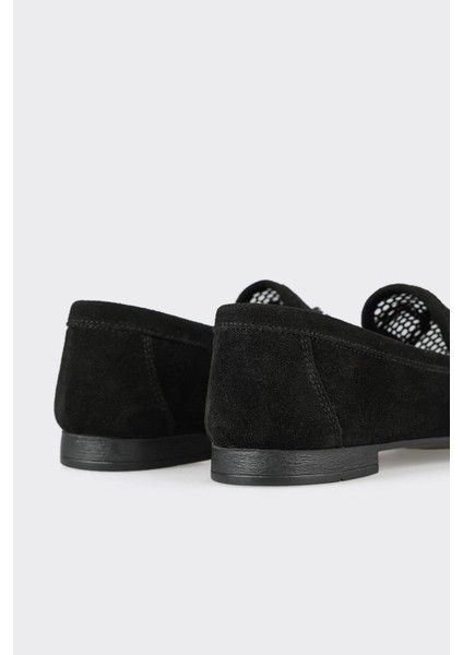 Siyah Deri Kadın Loafer indirimleri
