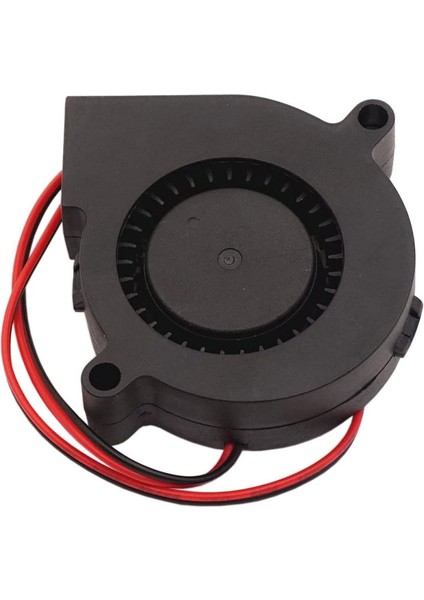 50 mm Üfleyici 24 Volt 5015 Çift Bilyalı Rulman x 15 Turbo Şarjlı Fırçasız-Yüksek Hızlı (4'lü Paket) (Yurt Dışından)