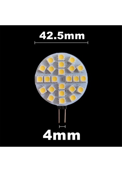 10 Adet 4.8W G4 Soket 5050 Smd Mini LED Ampul Dc 12V Halojen Bi-Pin Lambayı Değiştirin LED Soğuk Beyaz Işıklar (Yurt Dışından) modelleri