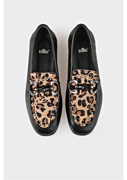 Siyah Deri Kadın Günlük Ayakkabı fırsatları