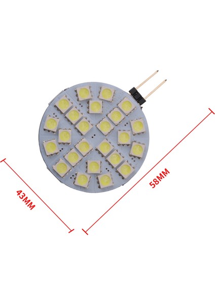 10 Adet 4.8W G4 Soket 5050 Smd Mini LED Ampul Dc 12V Halojen Bi-Pin Lambayı Değiştirin LED Soğuk Beyaz Işıklar (Yurt Dışından) indirimleri