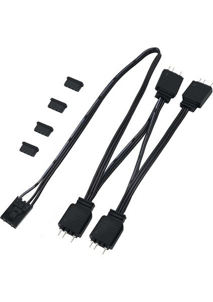 1 Ila 4 Argb Ayırıcı Uzatma Kablosu 5V 3-Pin'i Commander Core ve Icue Core Xt Için Bağlayın (Yurt Dışından)