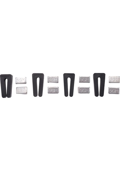 Set Tavan Vantilatörü Kanat Dengeleme Kiti Ağırlığı Klips ve Kendinden Yapışkanlı Metal Dahil 5gm (Yurt Dışından)