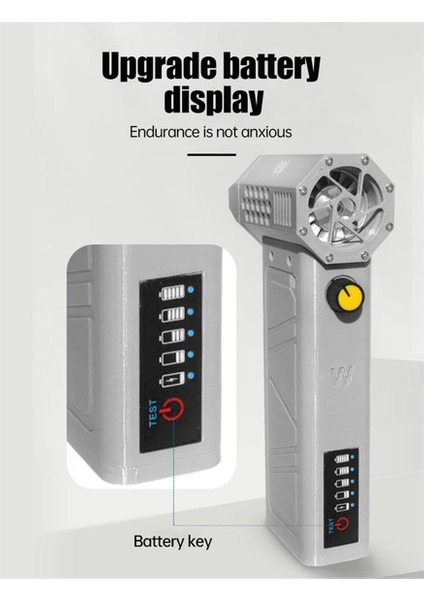 Güçlü Üfleyici Yüksek Hızlı Kanal Fanı Turbo Jet 140000 Rpm 52M/S Fırçasız Motor Şiddetli Üfleyici, A (Yurt Dışından)