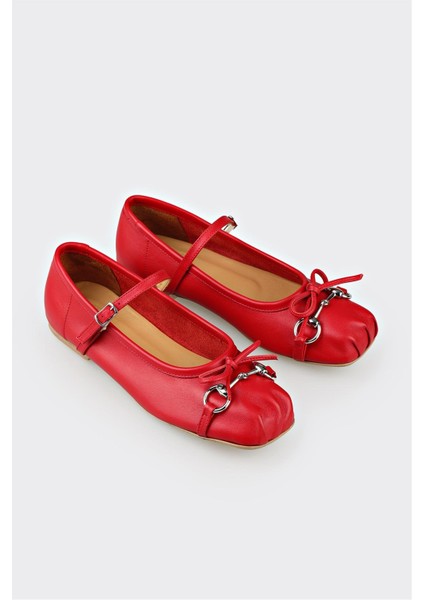 Kırmızı Deri Kadın Günlük Ayakkabı fiyatları