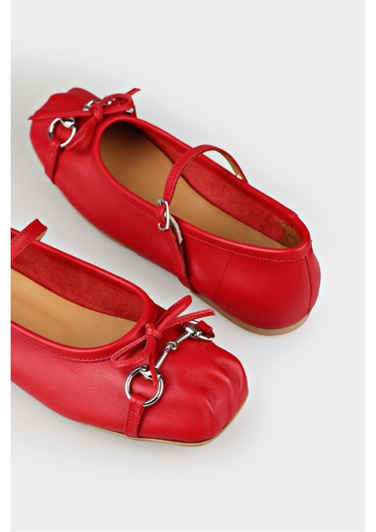 Kırmızı Deri Kadın Günlük Ayakkabı indirimleri