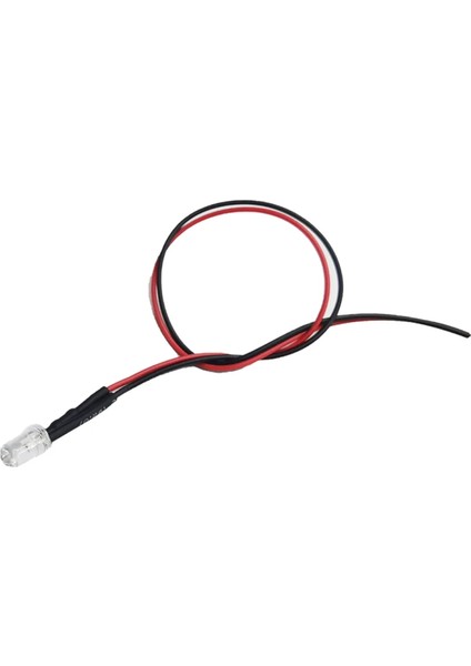 100 Adet Lot 20 cm Önceden Kablolanmış 5 mm LED Işık Lambası Ampul Önceden Kablolanmış Yayan Diyotlar Dıy Ev Dekorasyonu Için DC3.7V-12V D (Yurt Dışından)