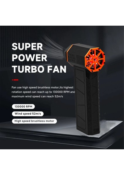 Turbo Jet Fan 130000RPM 52M/S Yüksek Hızlı Fırçasız Motor Şiddetli Taşınabilir El Araba Yıkama Üfleyici (Yurt Dışından) indirimleri