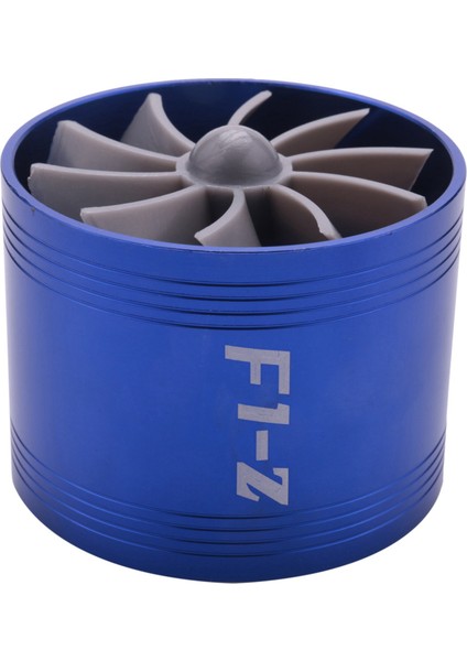 F1-Z Evrensel Tek Taraflı Türbin Motor Emme Turboşarj Yakıt Gaz Kelebeği Güç Aksesuarları Mavi (Yurt Dışından)