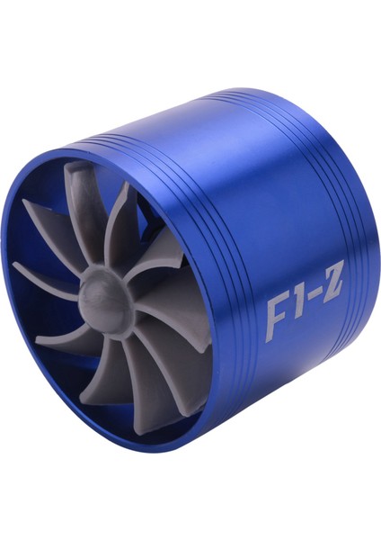 F1-Z Evrensel Tek Taraflı Türbin Motor Emme Turboşarj Yakıt Gaz Kelebeği Güç Aksesuarları Mavi (Yurt Dışından)