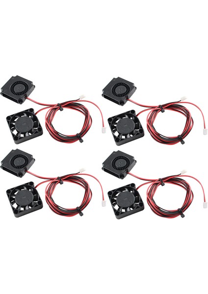 4x 4010 Fanlar Dc 24V Ekstruder Sıcak Uç Fanı ve Turbo 3 / Pro 3D Yazıcı Için (Yurt Dışından)