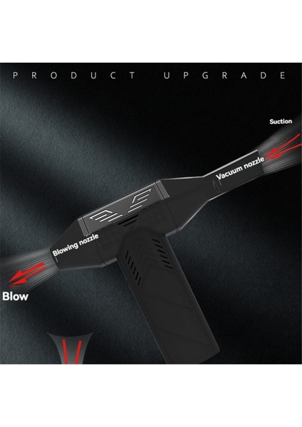 Mini Turbo Jet Fan 130000 Rpm Üfleyici Taşınabilir El Tipi Hava Toz Alma Süpürgesi Açık Hava Kullanımı Için B (Yurt Dışından)