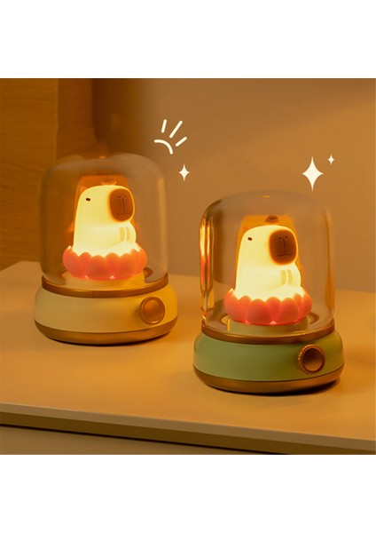 Iyi Şanslar Lotus Kapibara Lambası Karikatür Capibala Gece Lambası Kız Doğum Günü Hediyesi Sarı (Yurt Dışından) fırsatları