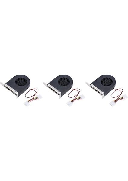 3x Mini Sistem Pcı Yuvası Üfleyici Cpu Kasası Dc Soğutma Fanı Bilgisayar Için Yeni Fanlar (Yurt Dışından)