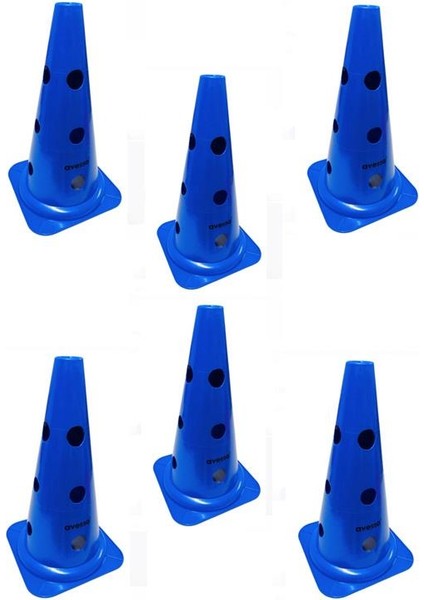 Hn-38-2 Delikli Antrenman Hunisi 38 Cm Mavi 6lı