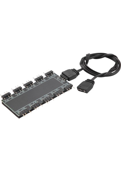 5V Rgb Ayırıcı Hub, Kasa ve 3pin LED Kontrol Cihazı Için, LED 10 Portlu 50CM Uzatma Kablosu (Yurt Dışından)