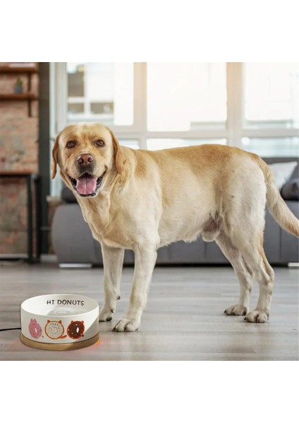 Köpek Kedi Için Isıtmalı Su Kabı Seramik Seyahat Kapları Temel Açık Hava Termal Güvenli Anında Sıcaklık (Yurt Dışından)