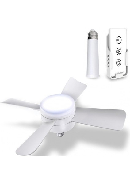 LED Fan Işık Kısılabilir Vida Akıllı Uzaktan Kumanda Entegre Tavan Yatak Odaları Için Uygun (Yurt Dışından)