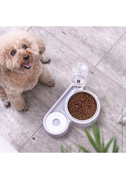 Köpek Kabı Anti-Islak Ağız Çift Kullanımlı Evcil Hayvan Kedi Otomatik Su Besleyici Çift Içme Kabı (Mavi) (Yurt Dışından) fırsatları